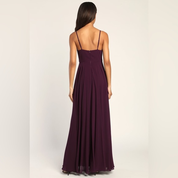 Lulus All About Love Purple Maxi Dress in Small - Picture 3 of 7